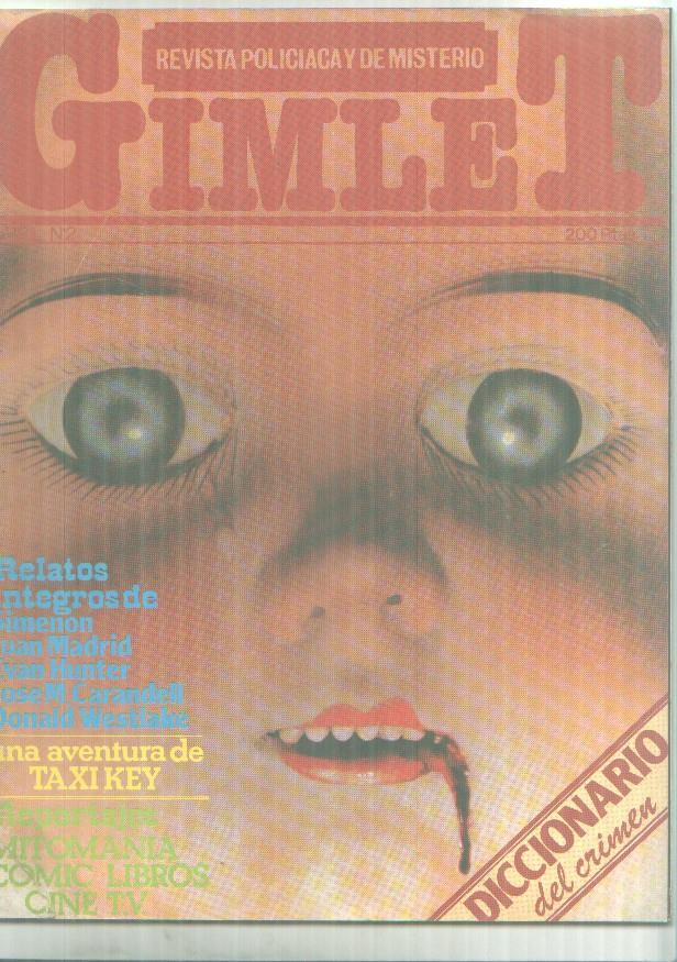Revista policiaca y de misterio GIMLET numero 02