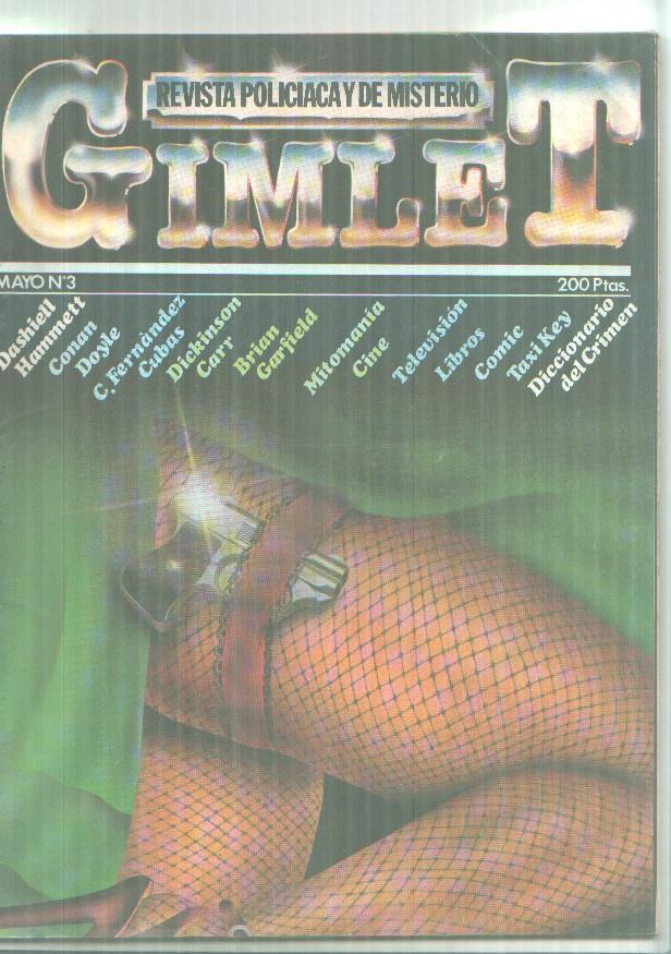 Revista policiaca y de misterio GIMLET numero 03
