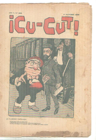 Cu-Cut numero 229 del 11.10.1906 (numerado 2 en trasera)