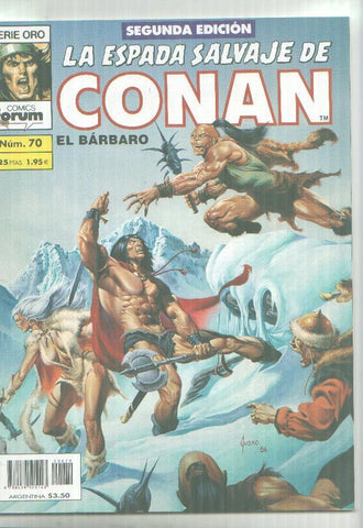 La espada salvaje de Conan segunda edicion numero 070: El maestro de la espada