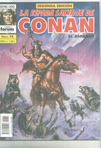 La espada salvaje de Conan segunda edicion numero 074: La septima isla de la perdicion