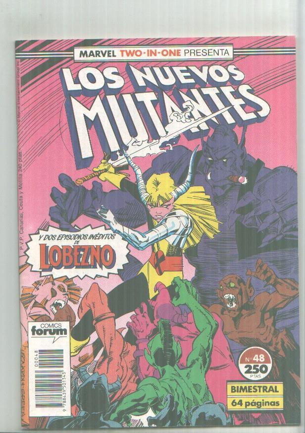 Marvel Two-In-One: Los Nuevos Mutantes + Lobezno numero 48