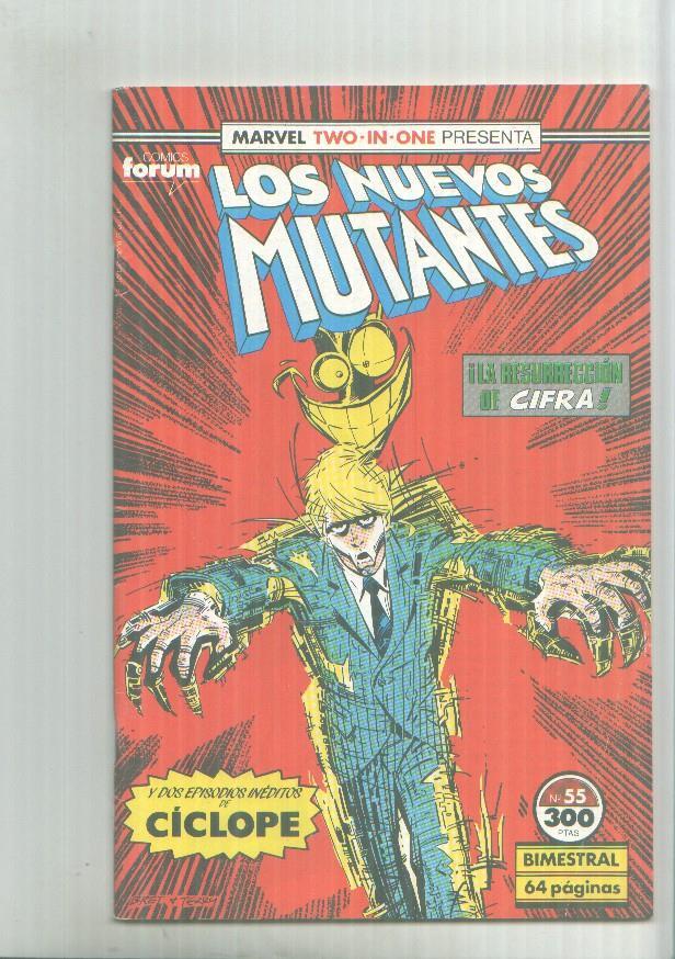 Marvel Two-In-One: Los Nuevos Mutantes + Ciclope numero 55