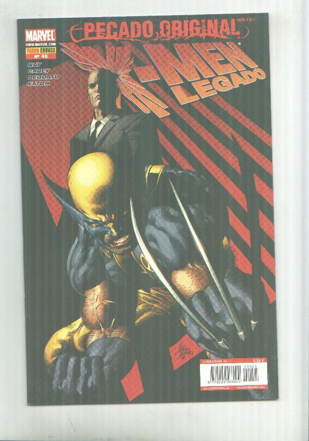 Panini:  X Men Legado año 4 numero 45: Pecado Original 