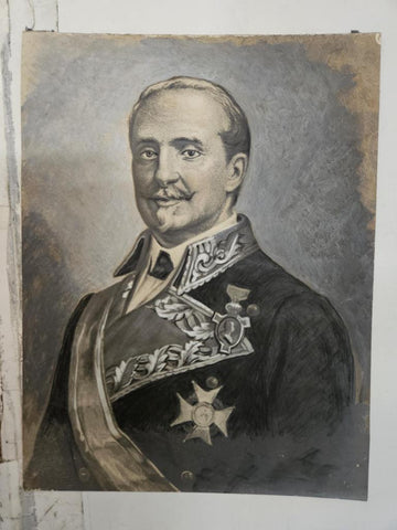 Reproducción de cuadro/lienzo (numerado 15): Retrato del militar y político del siglo XIX Leopoldo O'Donnell con uniforme de gala de capitán general