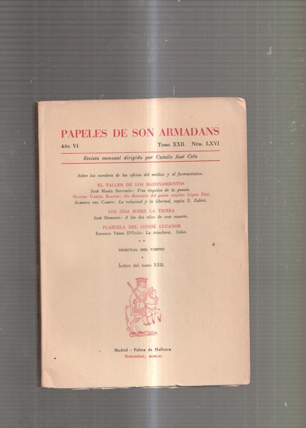 Papeles de son armadans Tomo XXII numero 46: Sobre los nombres de los oficios