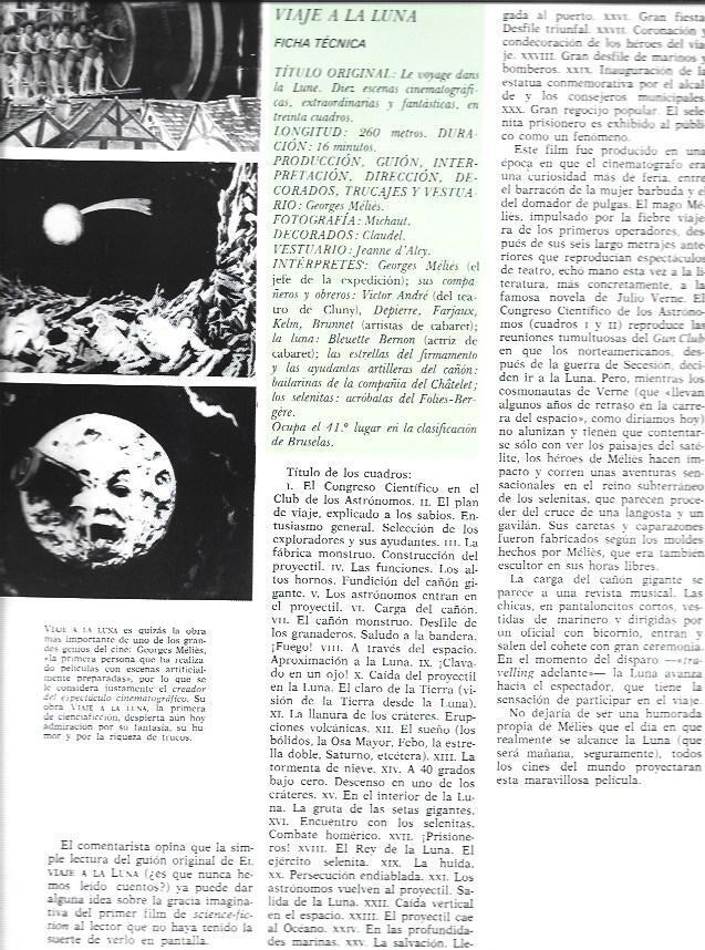 LAMINA 38144: Escenas de Viaje a la Luna
