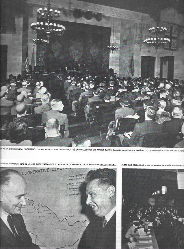 LAMINA 38511: Sir Arthur Salter dando una conferencia