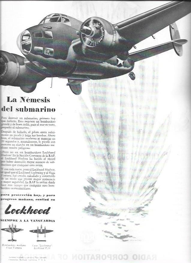 LAMINA 38502: Publicidad de aviones Lockheed