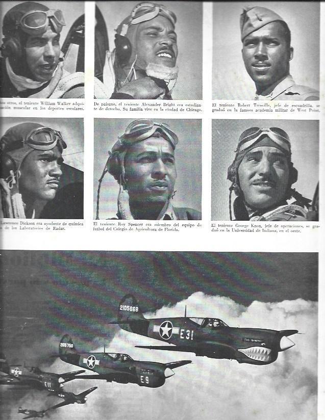 LAMINA 38500: Aviadores afroamericanos