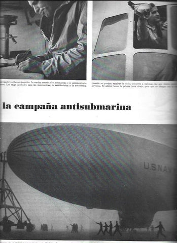 LAMINA 38499: Lanzamiento de un blimp