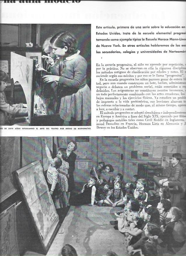 LAMINA 38490: Niños en la escuela Horace Mann-Lincoln de Nueva York