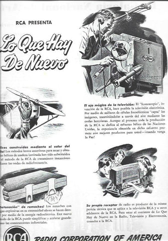 LAMINA 38521: Publicidad de Radio Corporation of America