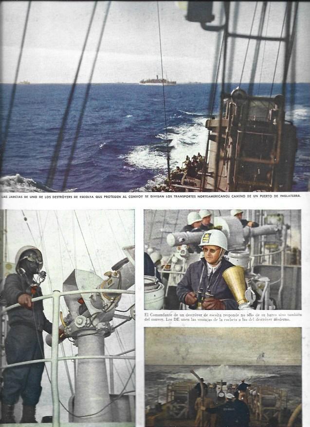 LAMINA 38552: Tripulantes de un Destroyer de Escolta