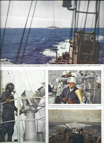 LAMINA 38552: Tripulantes de un Destroyer de Escolta