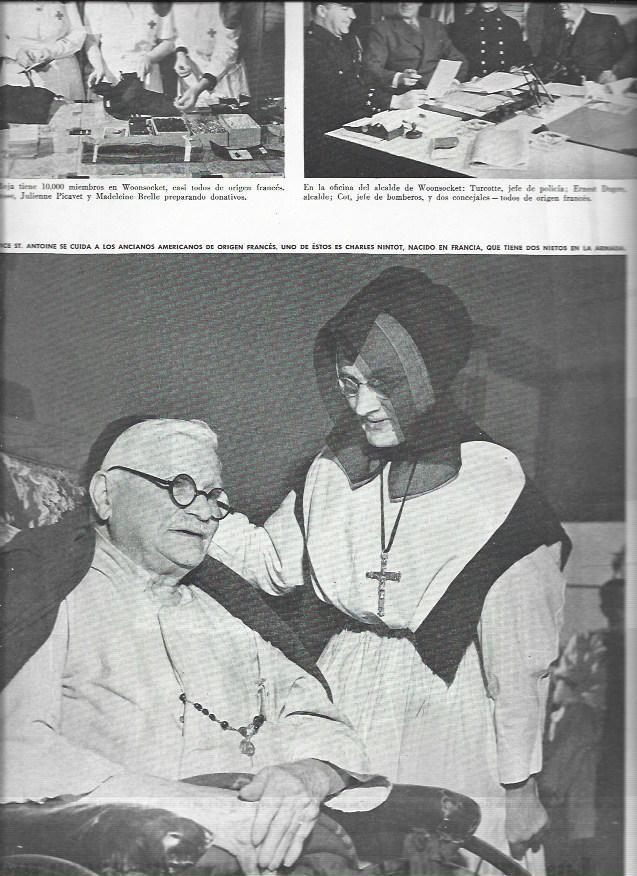 LAMINA 38549: Hospice Saint Antoine y miembros de la Cruz Roja