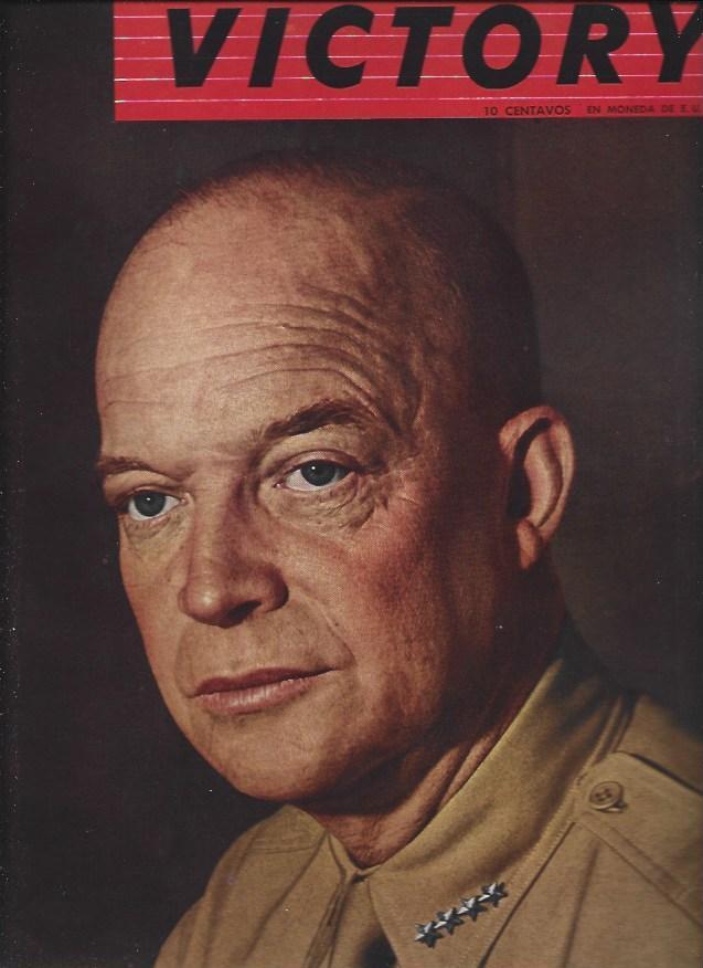 LAMINA 38543: Portada de Victory con  Eisenhower