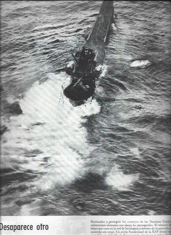 LAMINA 38542: Submarino aleman en el Golfo de Vizcaya