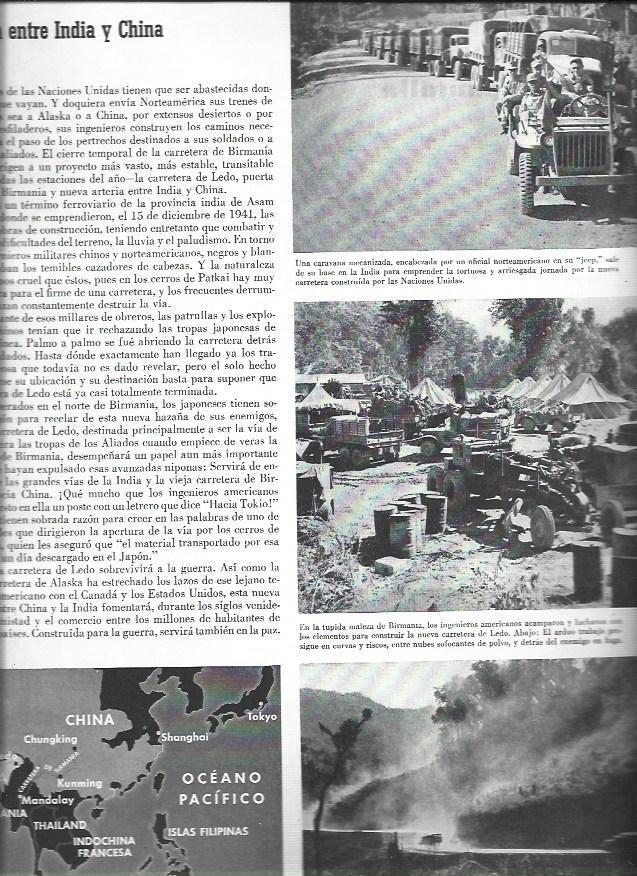 LAMINA 38540: Creacion de la carretera de ataque en Birmania