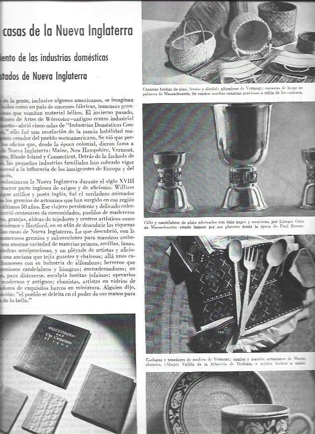 LAMINA 38536: Utensilios domesticos en Nueva Inglaterra