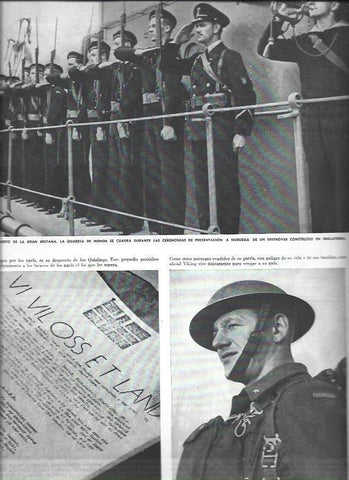 LAMINA 38525: Guardia de Honor noruega en Gran Bretala