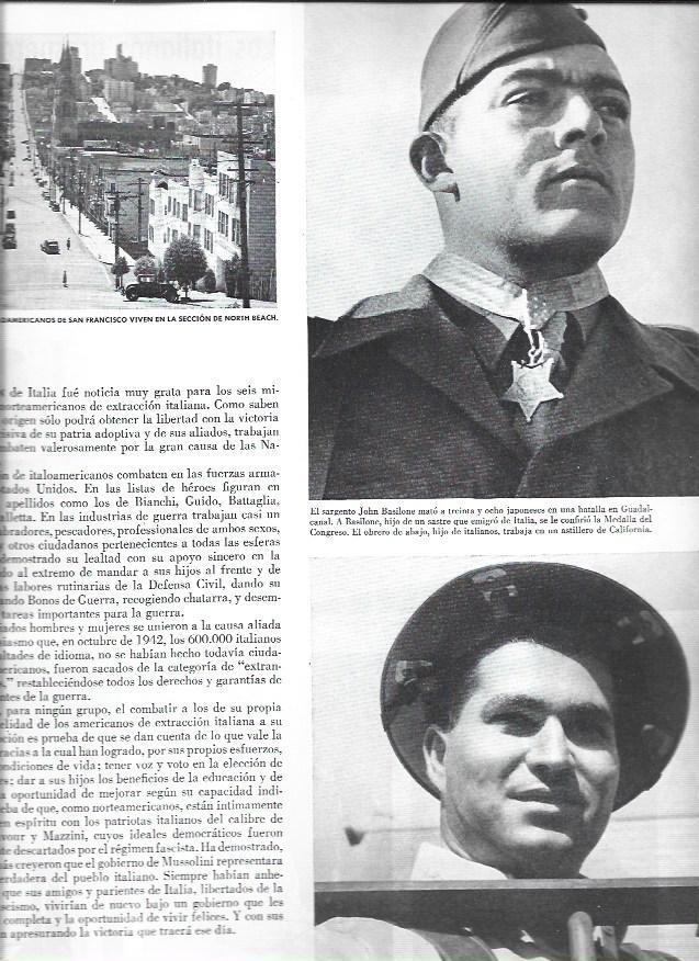 LAMINA 38441: John Basilone y un obrero de California