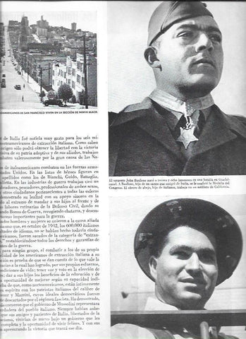 LAMINA 38441: John Basilone y un obrero de California
