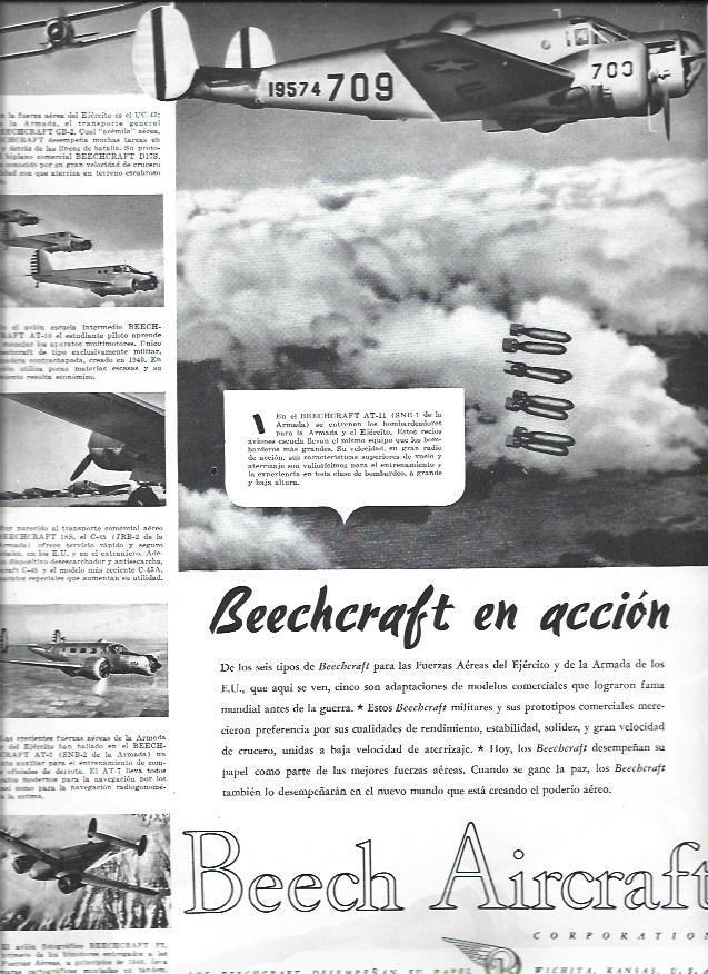 LAMINA 38452: Publicidad de Beechcraft