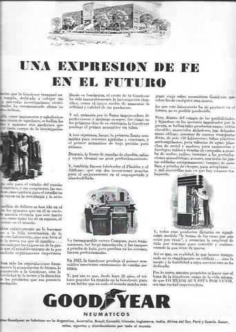 LAMINA 38483: Publicidad de Good Year Neumaticos