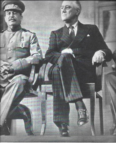 LAMINA 38469: Stalin y Roosevelt en el Pacto de Teheran