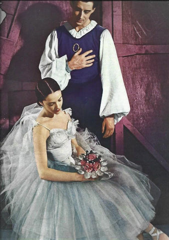 LAMINA 38463: Pareja de ballet