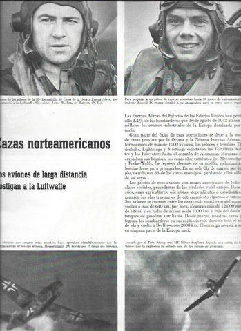 LAMINA 38555: Pilotos de la  38 Escuadrilla de Cazas de la Octava Fuerza Aerea de USA