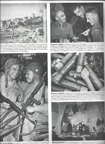 LAMINA 38557: El sargento William Hannock y jefes de aviacion