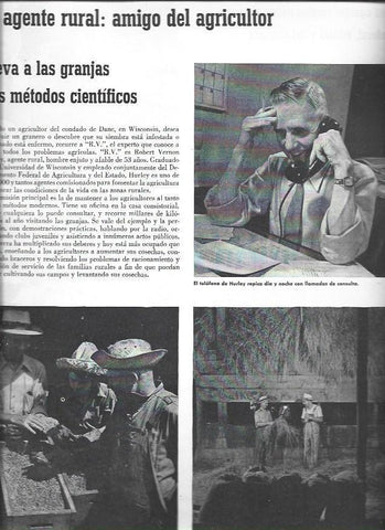LAMINA 38647: Agricultores y agente rural en Wisconsin