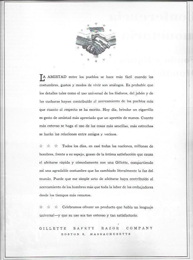 LAMINA 38639: Publicidad de Gillete Safety Razor Company