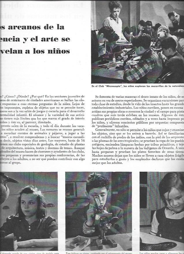 LAMINA 38635: Niños en el Club Microscopio