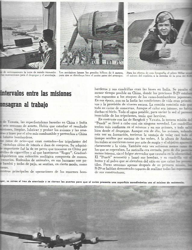 LAMINA 38658: Pilotos de B-29