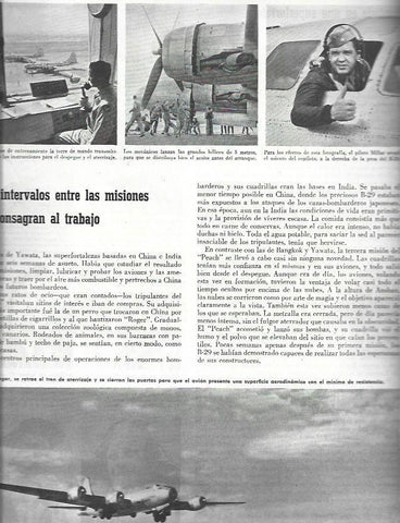 LAMINA 38658: Pilotos de B-29