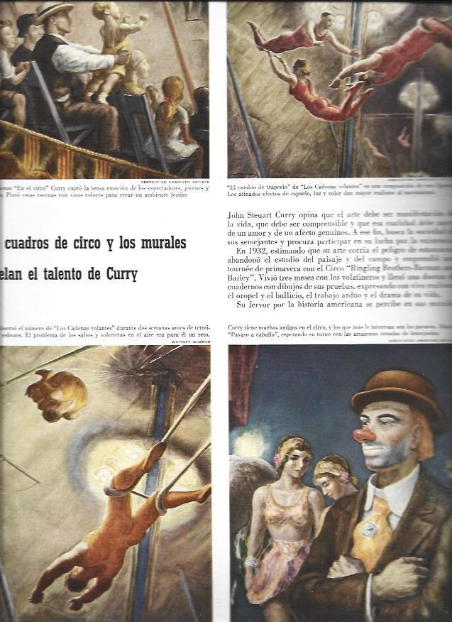 LAMINA 38680: Cuadros de circo por Curry