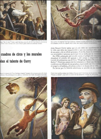 LAMINA 38680: Cuadros de circo por Curry