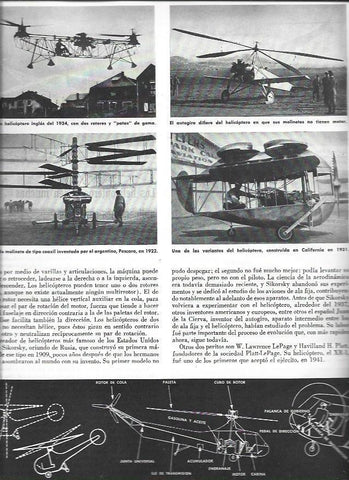 LAMINA 38675: Modelos de helicopteros