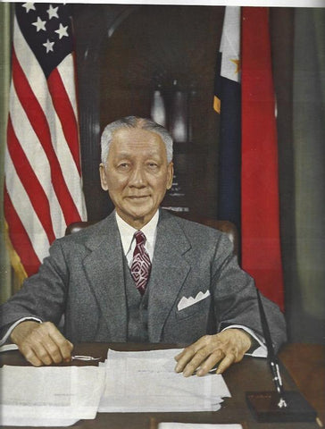 LAMINA 38672: El Presidente Osmeña de Filipinas