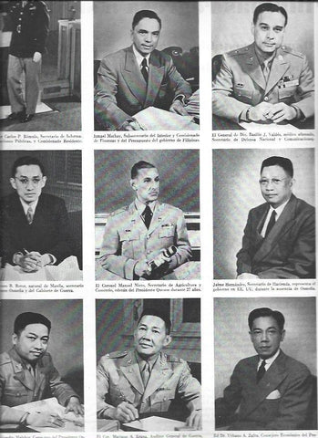 LAMINA 38673: Miembros del Gobierno y Ejercito de Filipinas