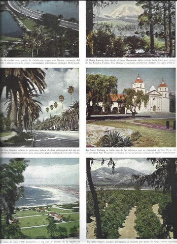 LAMINA 38623:  Vistas de Los Angeles y costa de California