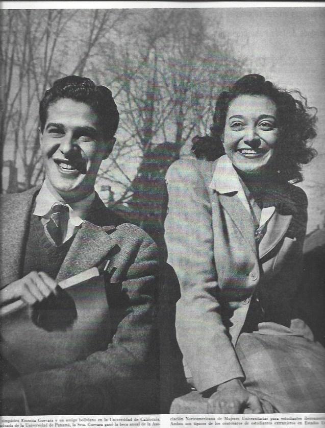 LAMINA 38571: Emerita Guevara y chico de Bolivia