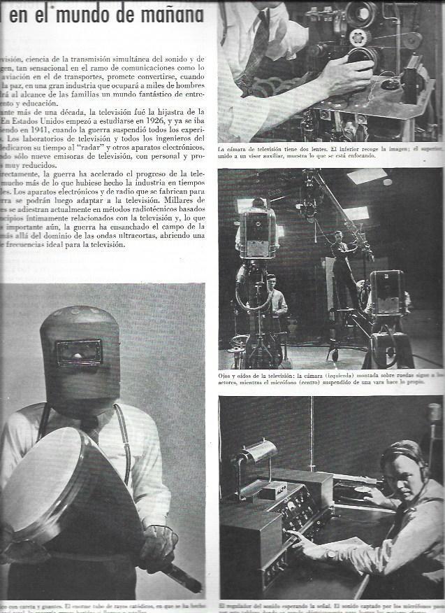 LAMINA 38560: Tecnicos de television