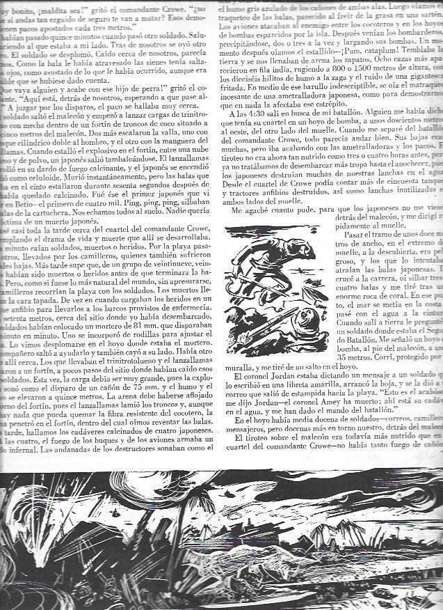 LAMINA 38614: Ilustraciones para la batalla de Tarawa