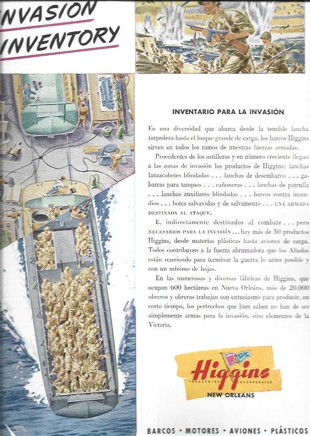 LAMINA 38613: Publicidad de Inventory de Higgins