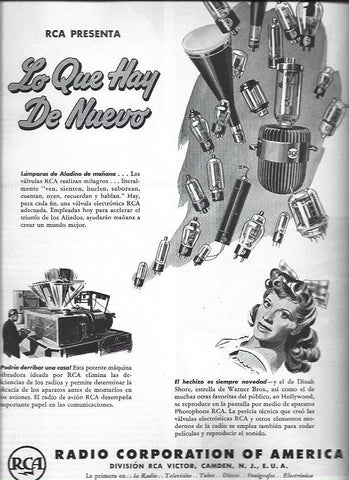 LAMINA 38597: Publicidad de Lo que hay de nuevo de RCA