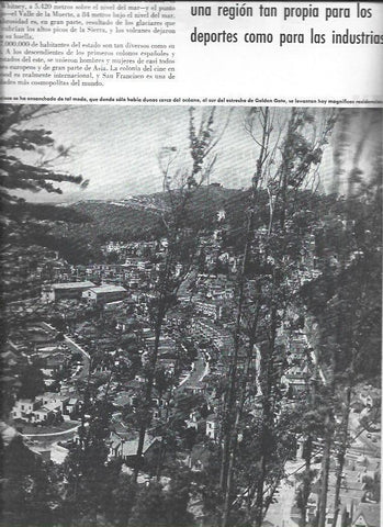 LAMINA 38624: Vista de San Francisco